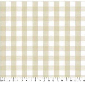 Tecido Fio Tinto Xadrez 20XM cor - 1059 (Bege)